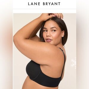LANE BRYANT / CACIQUE, underwire , cotton t-shirt bra